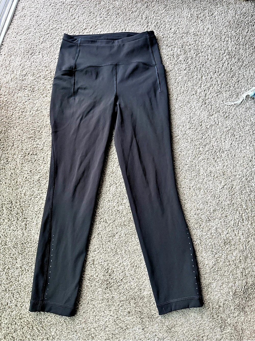 lululemon Fast and Free Tight Black Athletic Leggings